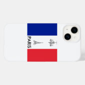 パリテーマフランスの国旗 Case-Mate iPhoneケース (裏面 (横))
