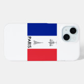パリテーマフランスの国旗 Case-Mate iPhoneケース (裏面 (横))