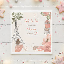 パリテーマフランスの誕生日パーティー