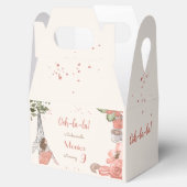 パリテーマフランスの誕生日パーティー フェイバーボックス (オープン)