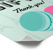 パリテーマ誕生日ギフトカードポスターサイン ポスター (角)