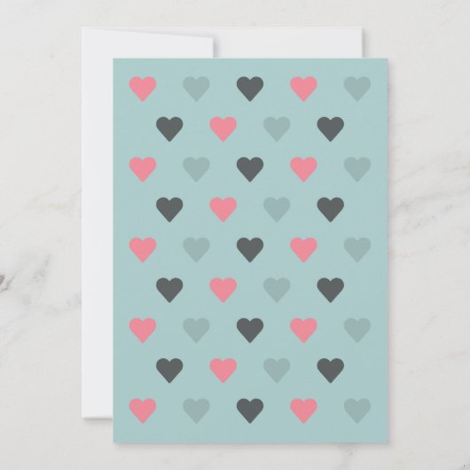 パリテーマ誕生日招待状 招待状 (裏面)