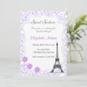 パリテーマSweet sixteen招待状 招待状 (スタンド正面)