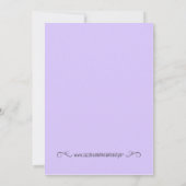 パリテーマSweet sixteen招待状 招待状 (裏面)