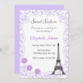 パリテーマSweet sixteen招待状 招待状 (正面/裏面)