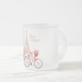 パリデザインマグ フロストグラスマグカップ (正面右)