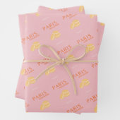 パリトラベルアートレトロアート ラッピングペーパーシート (インサイチュ)