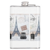 パリトラベルコラージュ フラスク (裏面)