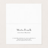 パリトレンディーミニマリスト相談医 名刺 (外部フラット)