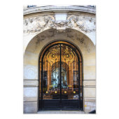 パリドアブラックと金ゴールドアイアンとガラス – フォトプリント (正面)