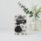 パリドレスメーカーテーラードレスファッションブティック 名刺 (スタンド正面)