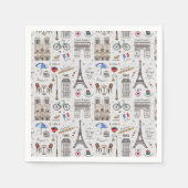 パリドードルズ スタンダードカクテルナプキン (正面)