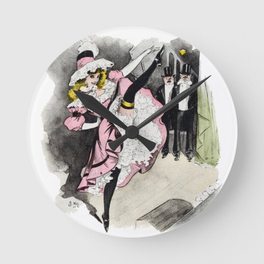 パリナイトライフno.1 ラウンド壁時計 (正面)