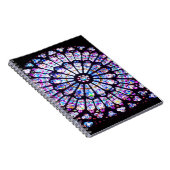 パリノートルダムのステンドグラス – バラ窓 ノートブック (右側)