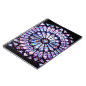 パリノートルダムのステンドグラス – バラ窓 ノートブック (左側)