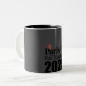 パリハーフマラソン2025 ツートーンマグカップ (正面左)