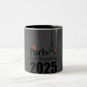 パリハーフマラソン2025 ツートーンマグカップ (中央)