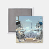 パリバイデイスクエアマグネット2インチ マグネット (正面/裏面)