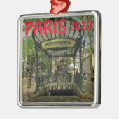 パリバケーションクリスマスオーナメント メタルオーナメント (左)