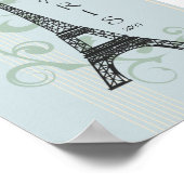 パリバケーションスクラップブックページ ポスター (角)