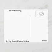 パリバルコニー ポストカード (裏面)