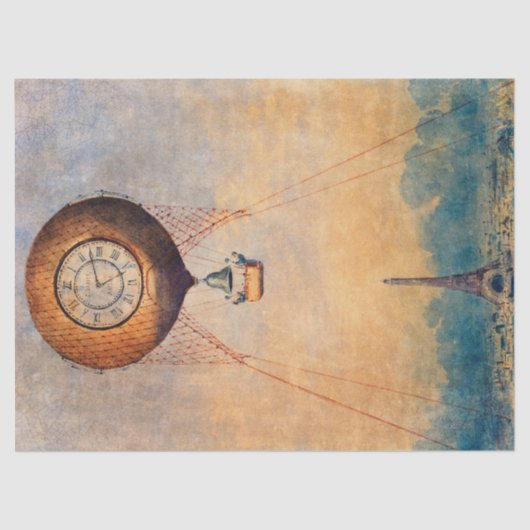 パリバルーン組織またはデコページ紙 薄葉紙 (正面)