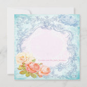 パリバレリーナベビーシャワー 招待状 (裏面)