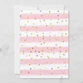 パリバースデーパーティーボンジュールマドモワゼルピンク 招待状 (裏面)