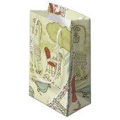 パリパターンの愛 スモールペーパーバッグ (正面アングル)