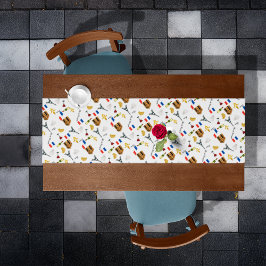 パリパターン ミディアムテーブルランナー