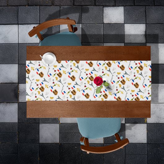 パリパターン ミディアムテーブルランナー