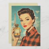 パリパフュージュアドエレガンス 招待状 (正面/裏面)