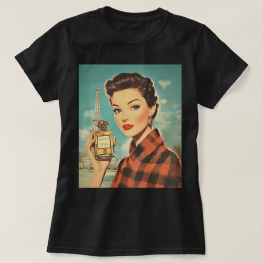 パリパフュージュアドエレガンス Tシャツ (デザイン正面)