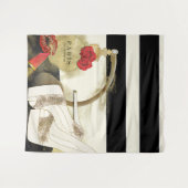 パリパフューム香水ローズヒール＆口紅 タペストリー (正面(横))