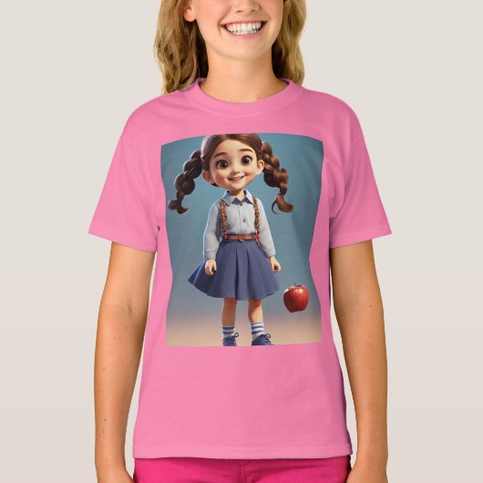 パリパリで可愛い Tシャツ (正面)