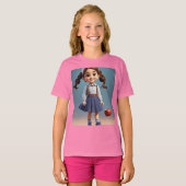 パリパリで可愛い Tシャツ (正面フル)