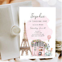 パリパリフランスのカフェティーパーティーガール誕生日