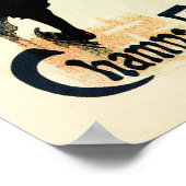 パリパレデグラスアールヌーボーフランスのヴィンテージ ポスター (角)