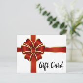 パリパーソナライズされたトリップギフトカード伝票驚き シーズンポストカード (スタンド正面)