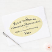 パリビズカード 楕円形シール (封筒)