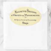 パリビズカード 楕円形シール (バッグ)