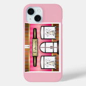 パリピンクパティセフランスのリー Case-Mate iPhoneケース (裏面)