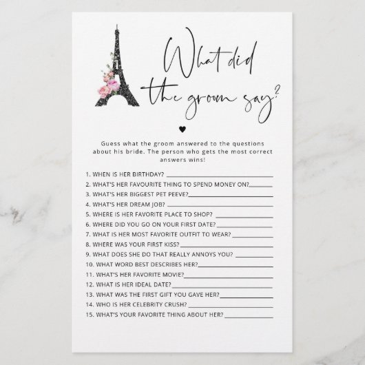 パリピンクブラック新郎は何と言ったゲーム (正面)