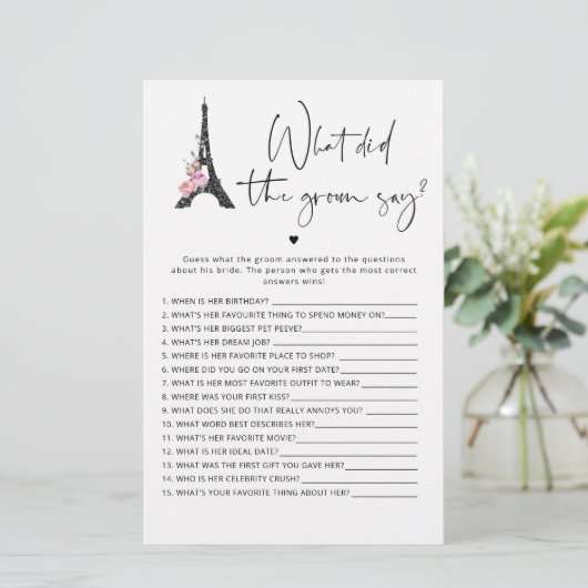 パリピンクブラック新郎は何と言ったゲーム (スタンド正面)