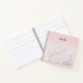 パリピンクラヴィエンバラフランスの引用文 ノートブック (内部)