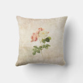 パリピンクローズロマンティックピローヴィンテージ クッション (裏面)