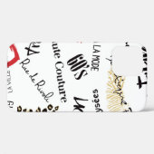 パリファッションとグラマーのシームレスなパターン Case-Mate iPhoneケース (裏面 (横))