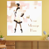 パリファッションモデルキャンバスプリント キャンバスプリント (インサイチュ (リビング))