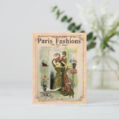 パリファッション2 – はがき/招待状/出欠 インビテーションポストカード (スタンド正面)
