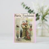 パリファッション2 – はがき/招待状/出欠#18 インビテーションポストカード (スタンド正面)